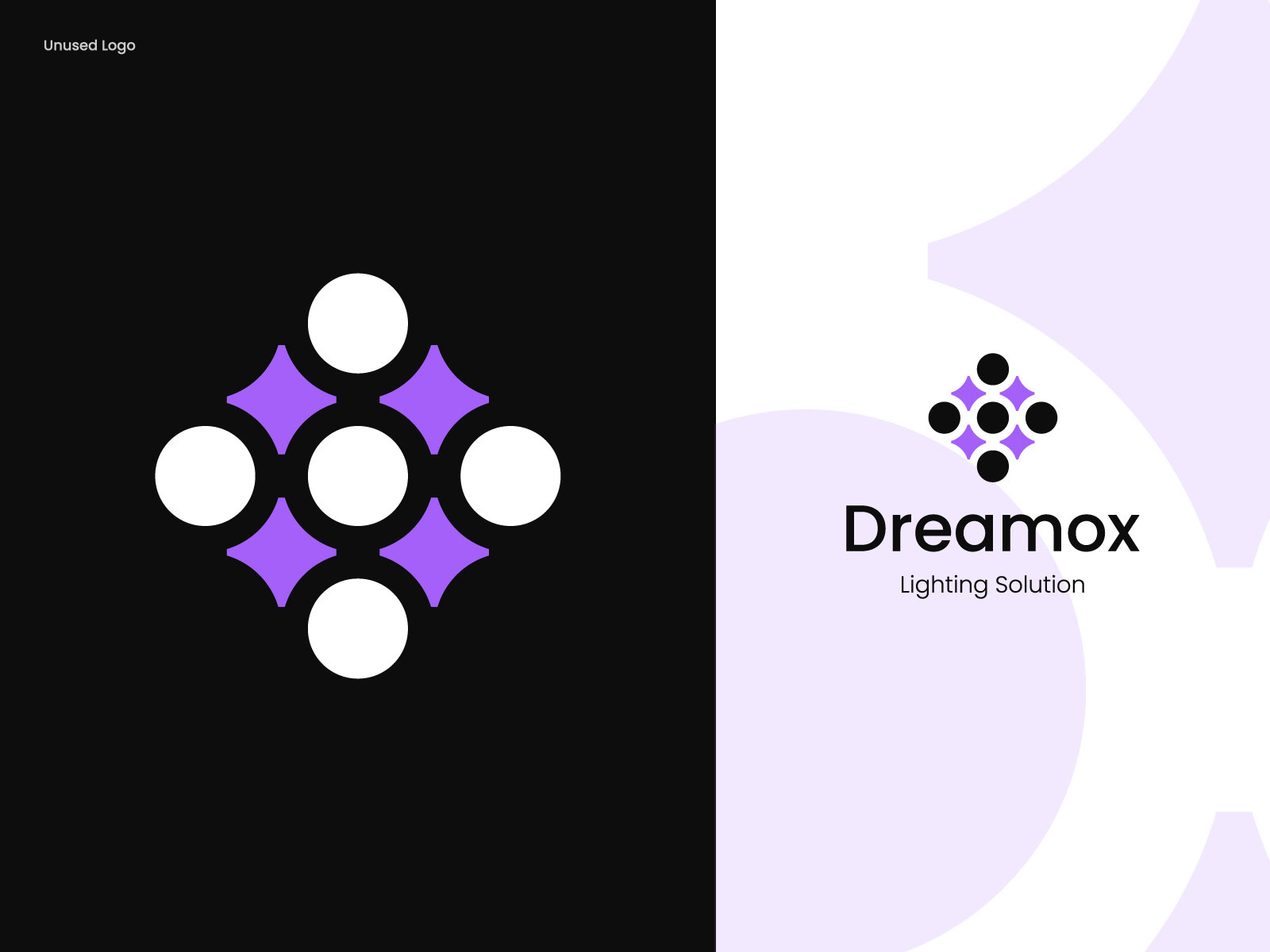 Dreamox | Smart Lighting Solutions for Home & Business brandidentity branding business logo commercial lighting creative logo lighting brand lighting service business logo lighting service logo lighting solution logo logodesign logotype modern logo monogram smart home tech smart lighting smart living symbol