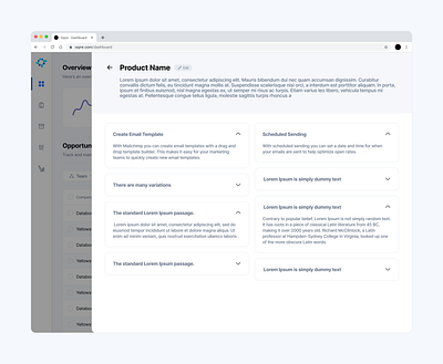 Product Capability View - Sales Dashboard dashboard dashboards saas dashboard ui design ui ux design ux ux dashboard