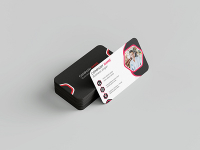 Corporate double sided business card design branding business card design card design clean company contact card corporate double side design graphic design marketing modern professional visiting card