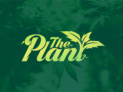 The Cannabis Plant abstract cannabis cbd graphic design hemp logo organic plant thc vector weed