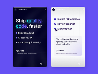 Aikido - IG Story Ads instagram ads