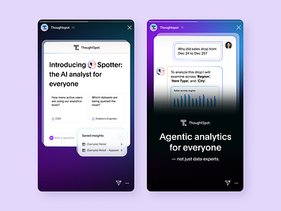 Thoughtspot - IG Story Ads instagram ads