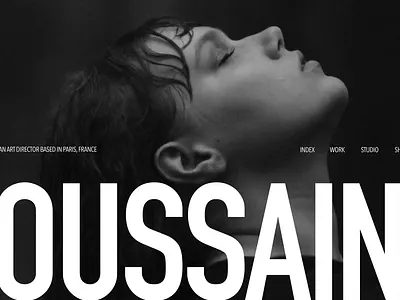 Portfolio 001 after effects animation motion portfolio template ui website