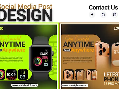 SOCIAL MEDIA POST DESIGN like