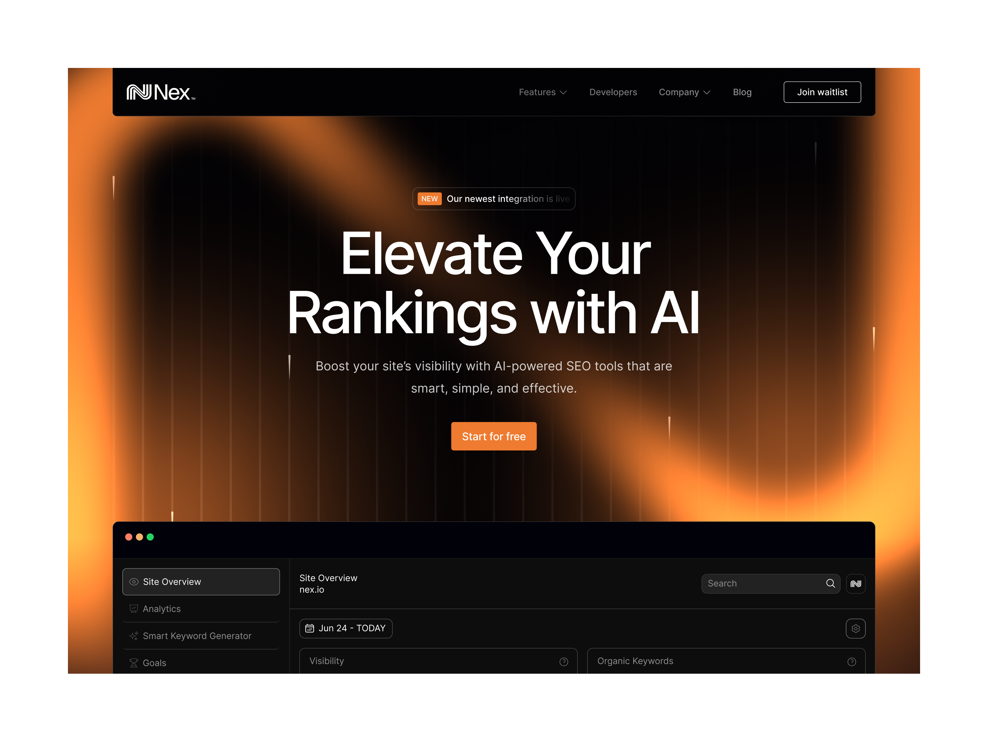 Nex - Framer Template Journey – Part 1 agi agien ai branding marketing seo ui web website