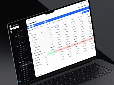 Translucent - Web App Design accounting app audit balance calendar dashboard finance payments quickbooks report schedule table ui ux website xero