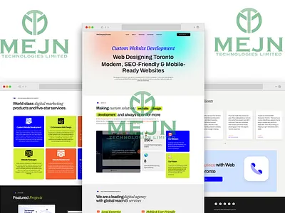 Web Design - Website UI & UX Design 3d animation branding graphic design logo motion graphics ui