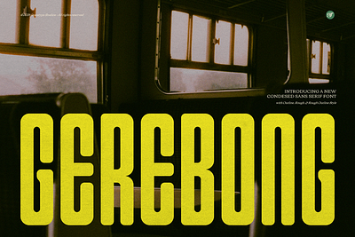 Gerebong | Condensed Sans Serif sans