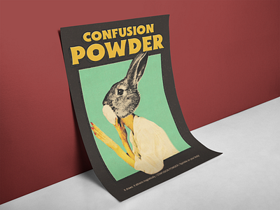 Poster | Confusion Powder artwork digital art graphic design illustration poster posterart retroart texture vintage