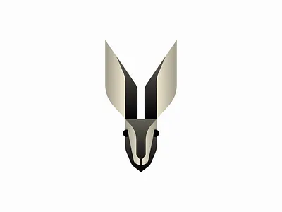 Abstract Rabbit Logo abstract animal branding bunny design emblem geometric icon illustration logo mark nature rabbit simple vector