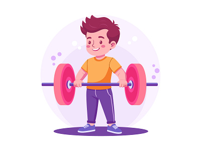 Fitness Goal & Strength Motivation - Versatile Vector Art adobe illustrator branding character design exercise fitness flat illustration gym health illustration lifestyle lifting modern motivation self improvement sports strength vector wellness workout
