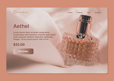Pre order page daily ui 075