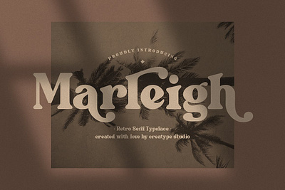 Marleigh Retro Serif branding casual condensed display serif elegant handdrawn handlettering handwritten marleigh retro serif modern logo sans serif typography