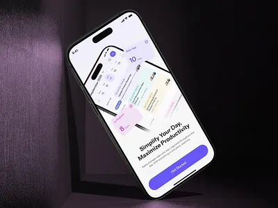 Taskly - Task Management App branding design landingpage mobile task taskmanagement ui ui design uiux user research
