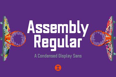 Assembly Regular - Display Font assembly regular display font badges font bold condensed display sans display font fonts type retro retro font sports logo vintage font