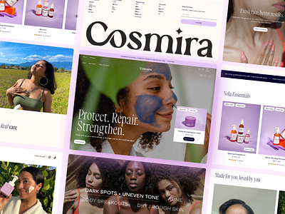 Shopify Website Design for Beauty Products beauty product landing page cosmetics website ecommerce skincare website landing page online store shopify shopify designer shopify development shopify landing page shopify marketing shopify store shopify website skincare skincare landing page skincare website skincare website design ui design ui ux design ux design website design
