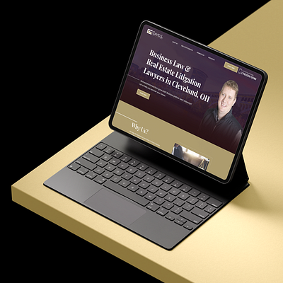 Business Law & Real Estate Law landing Page branding business business law company defenseattorney design digital landing page law firm landing page legal advisor minimalist modern property law real estate law firm ui uiux webflow