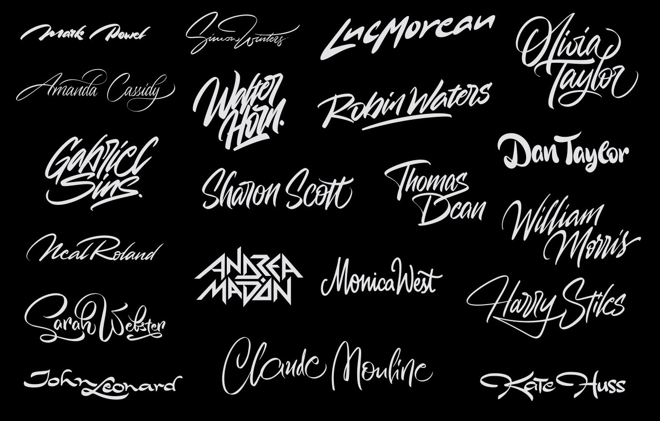 Example of Personal Logo, Name Lettering