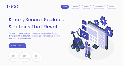 Hero Section behance dribble header design hero section landing page hero minimal design modern ui responsive design ui design user interface ux web inspiration web ui website design website hero