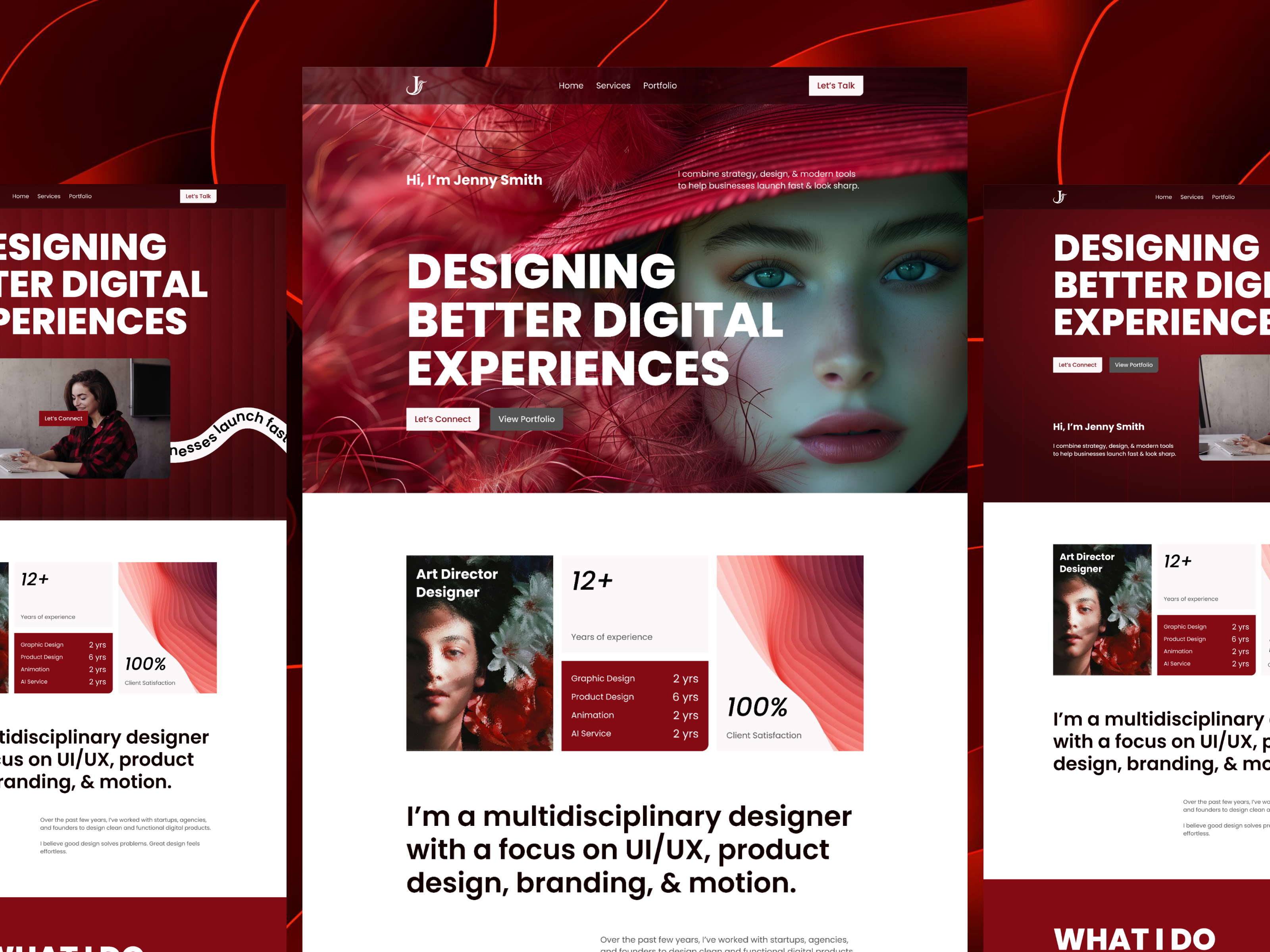 Desyn — Portfolio Template UI for Creatives clean creativestudio design designerportfolio dribbbleportfolio homepage landing page microinteraction minimaldesign modern modernwebdesign portfolio portfolioinspiration portfolioinspo template ui uidesign uxuidesign web website