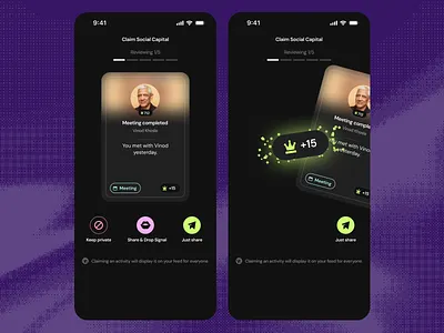 Gigi Cards Swipe app cards game ios mobile social network swipe ui ux