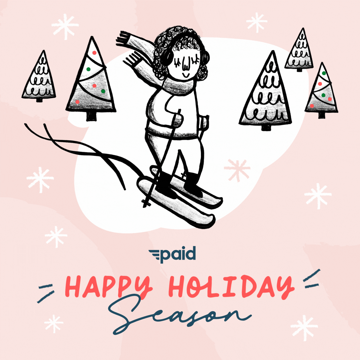 Christmas email design animation graphic design illustration