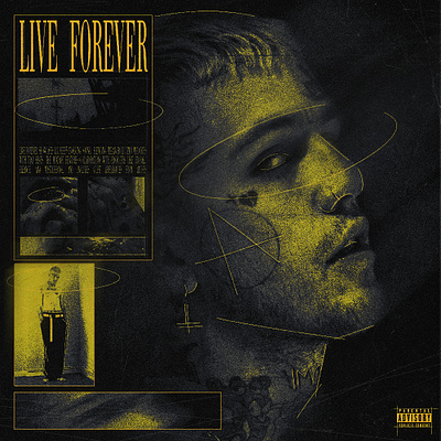 Album art design album art collage cover art design graphic design lilpeep mixed media