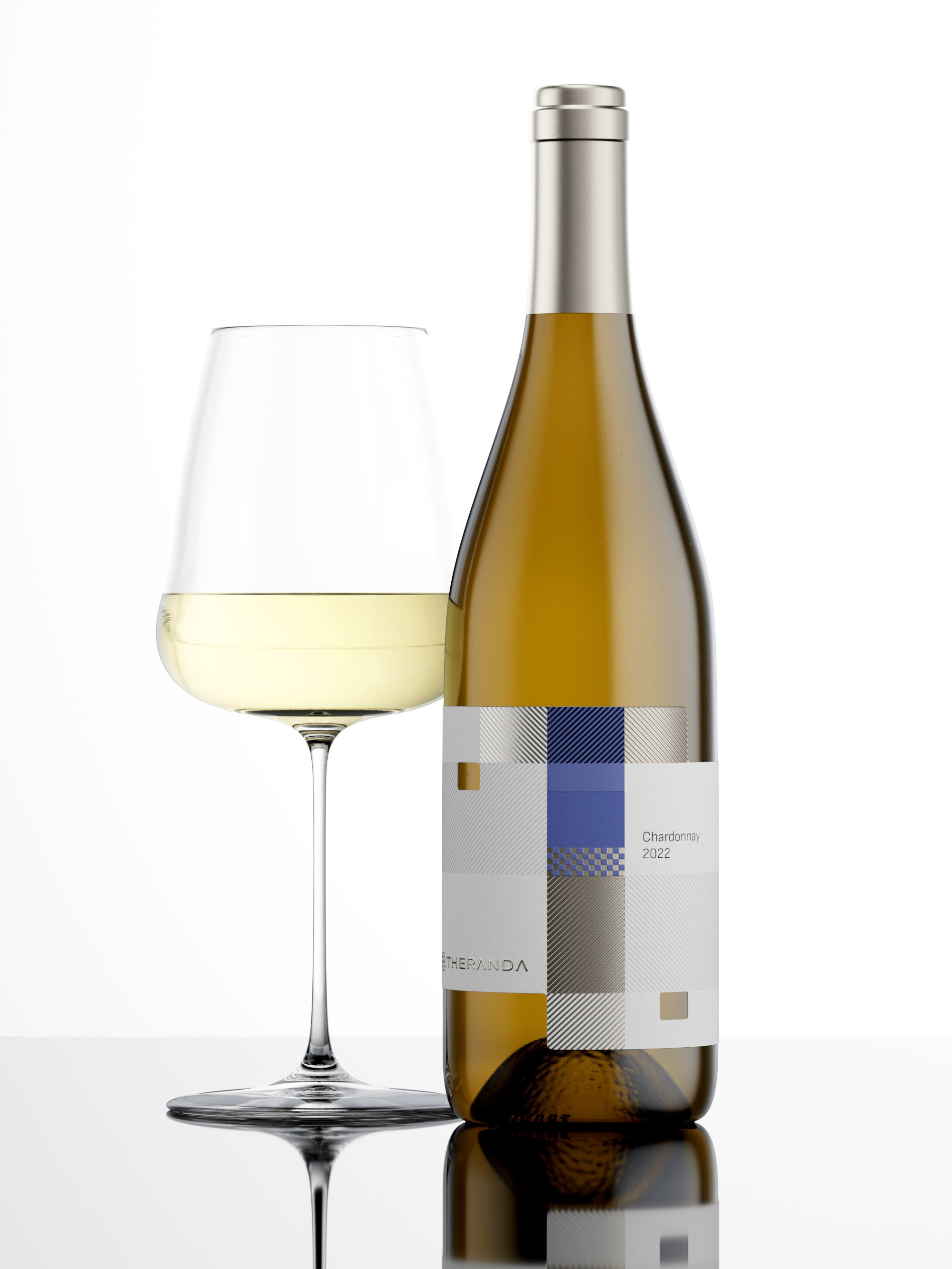 Theranda by the Labelmaker 3d 3d modeling best wine label cgi strategic branding the labelmaker wine branding wine label design wine packaging