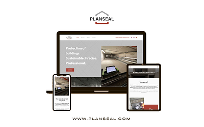 Planseal web page + logo design branding design graphic graphic design illustration logo ui ux webdesign webpage