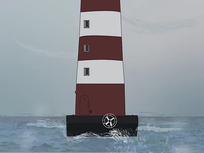 Vector Light House animation graphic design ui