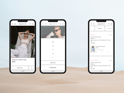 Mobile E-commerce UI – Fashion Store App Design app design app ui clothing ecommerce ecommerce ui design fashion minimal ui mobile ui modern online shop online store ui product design ui ui design ui ux design user experience user interface ux web ui website