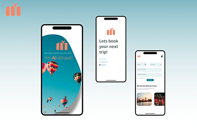 AI Multi-city travel app animation appdesign design graphic design illustration logo travelapp ui