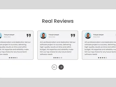 Review Section behnace client feedback customer reviews dribble feedback section responsive design reviews testimonial design testimonial section testimonials ui ui inspiration user reviews ux web design web inspiration website section