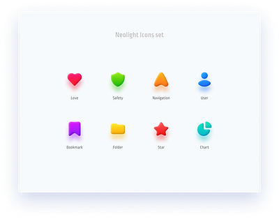 Neolight icon set icon ui ux