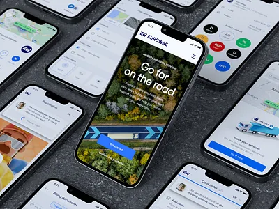 Eurowag: technology for logistics design system fleet management fuel logistics refunds tax toll transport ui ux vehicle
