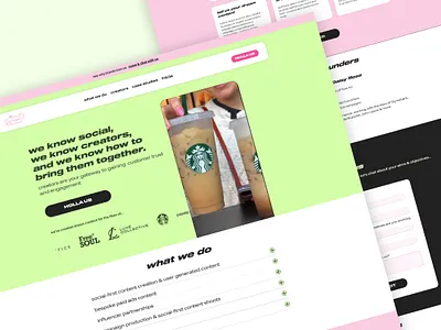UGC Webflow Website -Content Creation Website Design Template contentcreation ugc web design website template