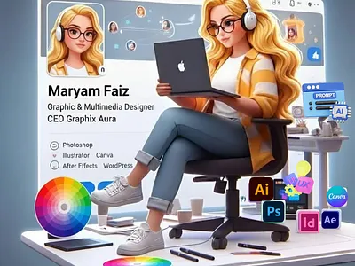 AI trend animation graphic design