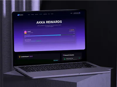 AI-Akka Rewards Crypto Investments - Landing Page ai ai agent ai agents landing page ai bot ai growth ai landing page ai platform ai powered website ai ui design crypto crypto design concept crypto startup crypto website fintech nft website design tech startup design web3 uiux