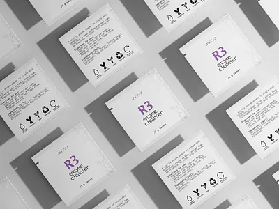 Minimalist Skincare Sachet Packaging — Asceza R3 Enzyme Cleanser sterile beauty