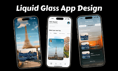 Liquid Glass Mobile App Design for ios app app design app ui design app ui ux figma ios design liquid glass mobile app design portfolio ui design ui ux design ux design