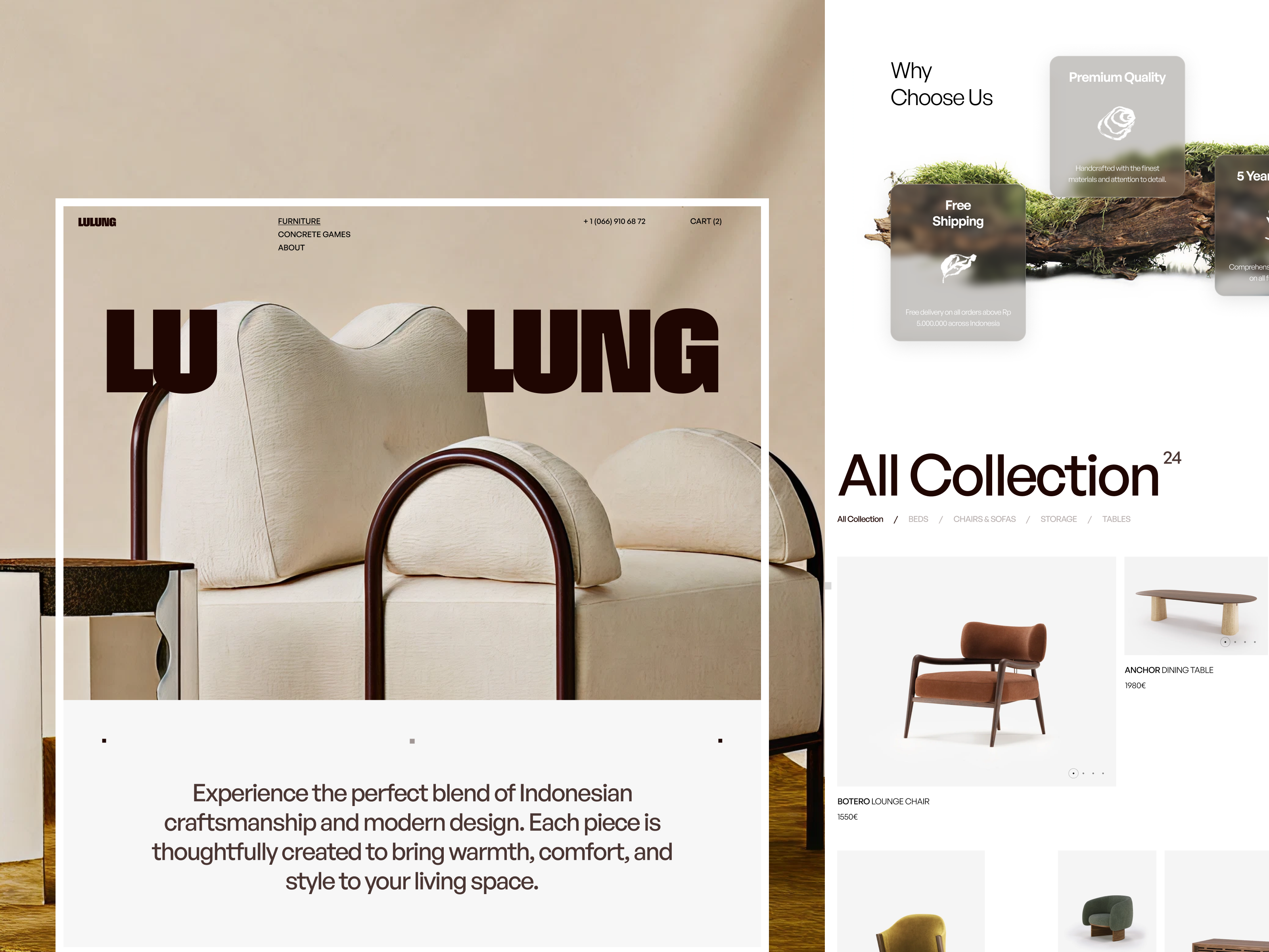 Example of Landing Page UI/UX Design