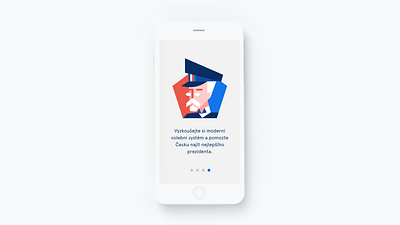 Prezident 21: voting game animation app branding democracy design system identity illustration motion graphics president vote ui ux voting