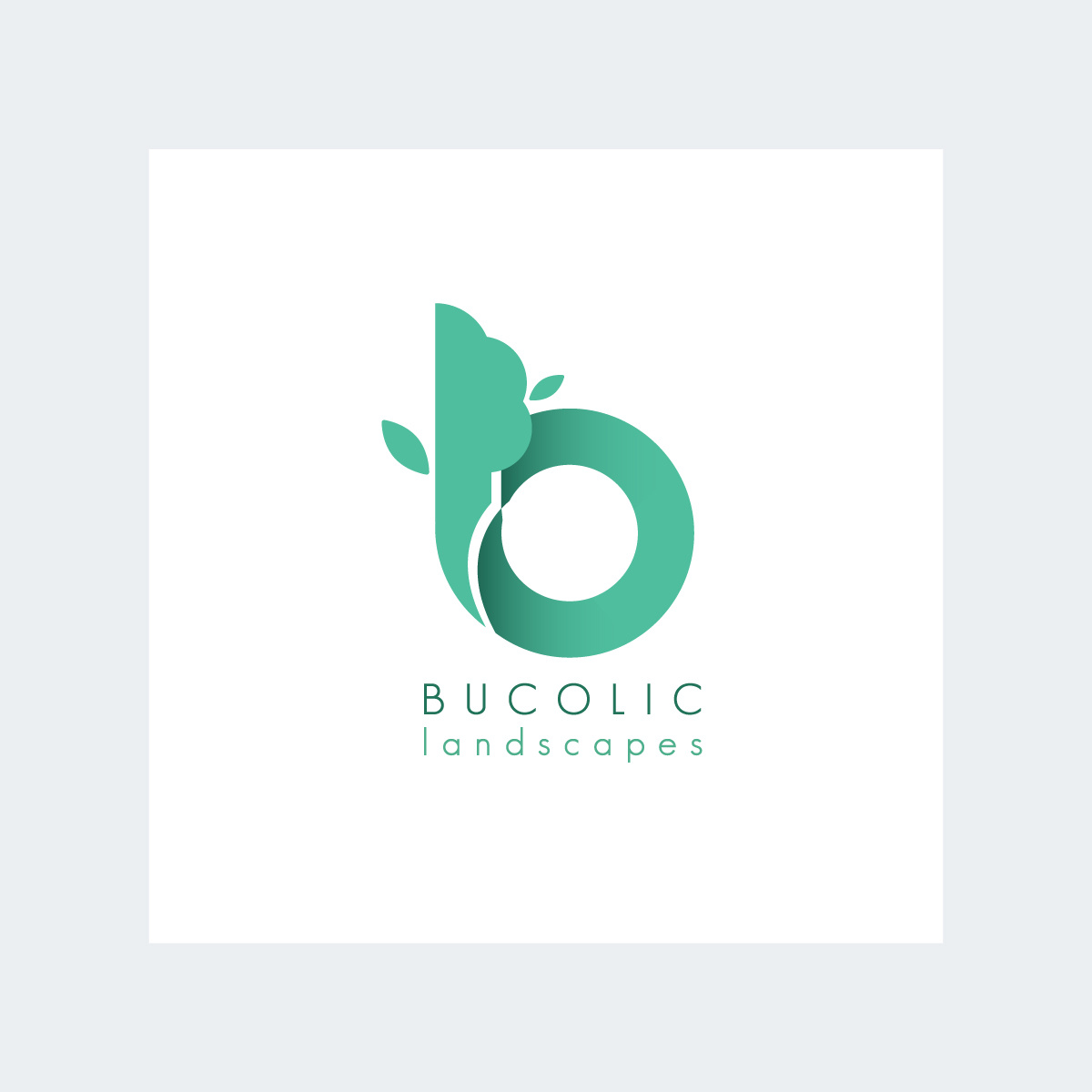 Bucolic landscapes logo brand identity branding illustration logo logo design