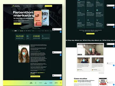 E-mail marketing website - Responsive Ui/UX with webflow advertising email marketig mail marketing webflow website development