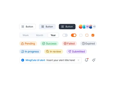 Components button component figma ui uikit variables