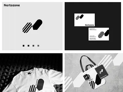 Nertozone - Logo and Brand identity advertising beverage packaging brand design brand identity branding design graphic design logo