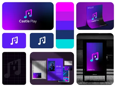 Castle Play - Logo and Brand identity advertising beverage packaging brand design brand identity branding design graphic design logo ui