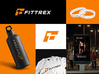 Fittrex - Logo and Brand identity advertising beverage packaging brand design brand identity branding design graphic design illustration logo ui