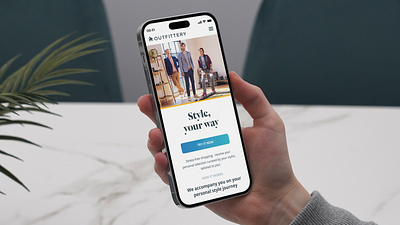 Outfittery Rebrand artdirection brand design brand guidelines branding graphic design logo design webdesign