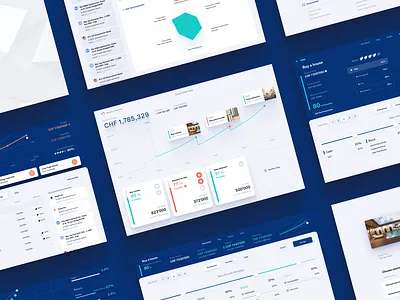 Wealth: investment app app design system finance investment ui ux